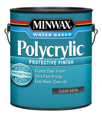 Лак полиуретановый MINWAX POLYCRYLIC полуматовый 3,78 л 13333