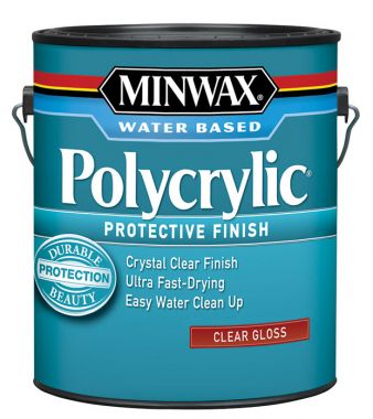 Лак полиуретановый MINWAX POLYCRYLIC глянцевый 3,78 л 15555