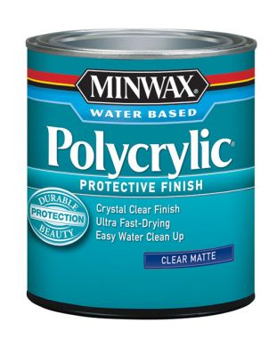Лак полиуретановый MINWAX POLYCRYLIC матовый 946 мл 62222