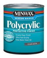 Лак полиуретановый MINWAX POLYCRYLIC полуматовый 946 мл 63333
