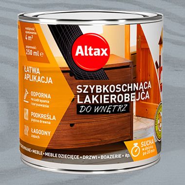 Лак-морилка быстросохнущая ALTAX Серый 250мл 50830-35-000025 ― MINWAX